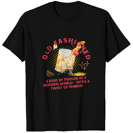 Old Fashioned Cocktail Longdrink T Shirts