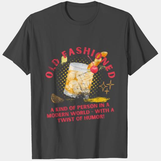 Old Fashioned Cocktail Longdrink T Shirts