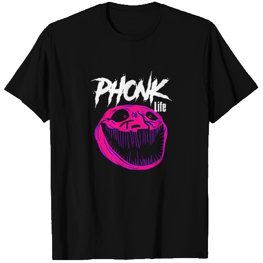 Meme Scary troll face Phonk T Shirts