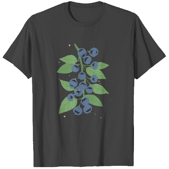 Blueberries On Branch T Shirts