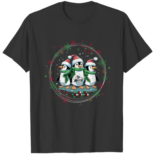 Christmas penguins T Shirts