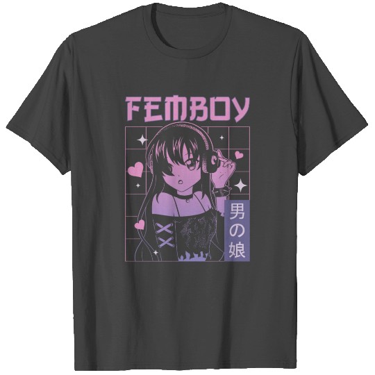 Femboy Crossdressing Crossdresser MTF Anime T Shirts