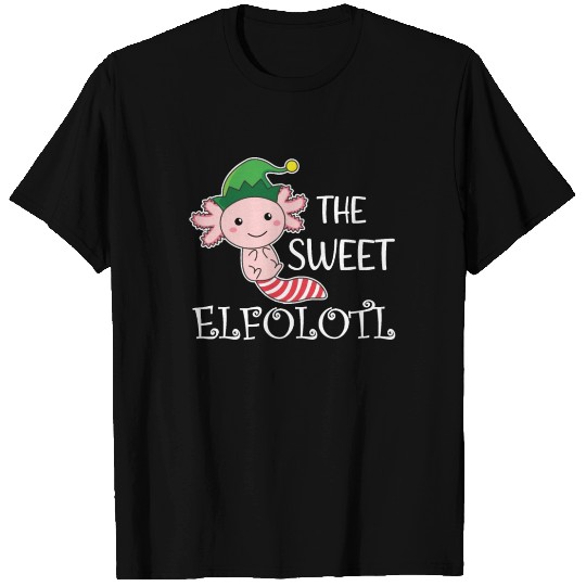 Axolotl Elf The sweet Elfoldert Animal Christmas T Shirts