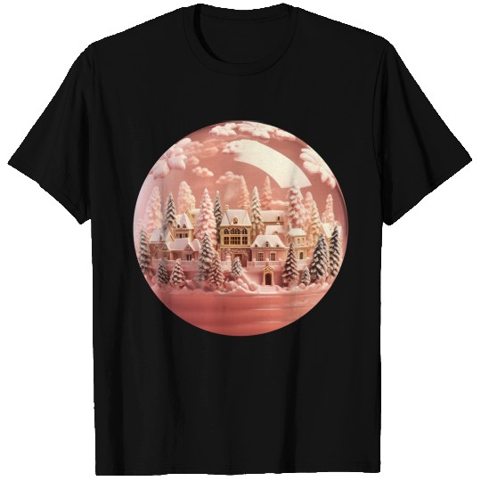 Christmas Round Ornament Sublimation T Shirts