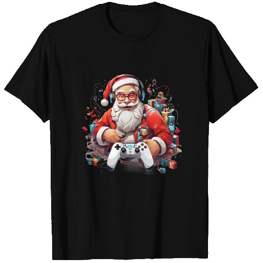 Santa's Gaming Break Christmas T Shirts