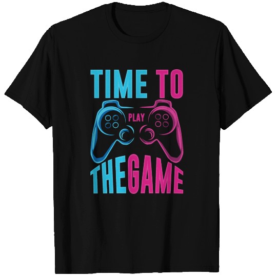 Time to Play The Game Creative Gaming Playstation T Shirts