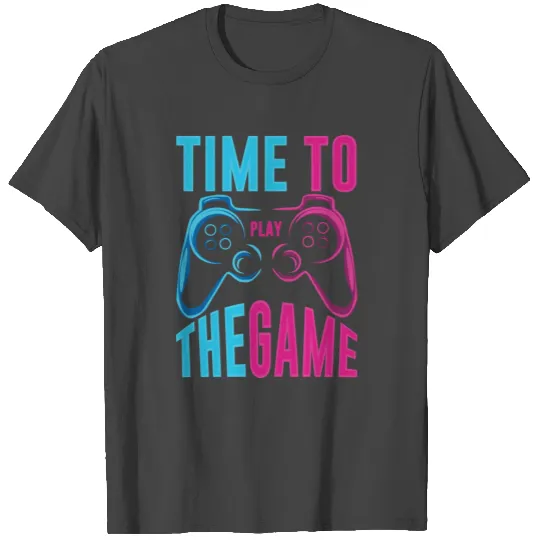 Time to Play The Game Creative Gaming Playstation T Shirts