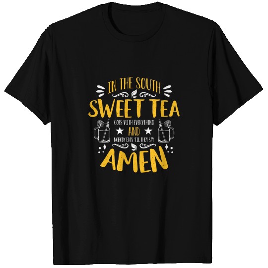 Sweet Tea In The South Sweet Tea Goes Bubble Tea T Shirts
