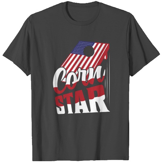 Corn Star Bean Bag Toss Cornhole T Shirts