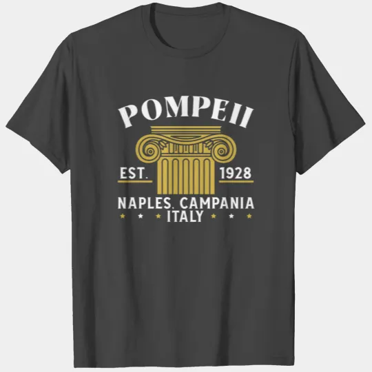 Pompeii History Travel I Love Roman Empire T Shirts