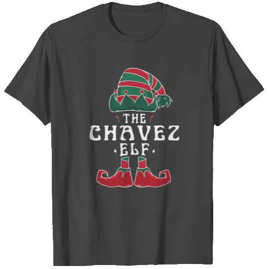 Chavez Elf Family Matching Group Christmas Mom T Shirts