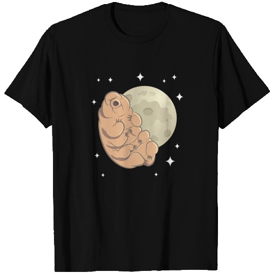 Tardigrade Moon Space Stars T Shirts