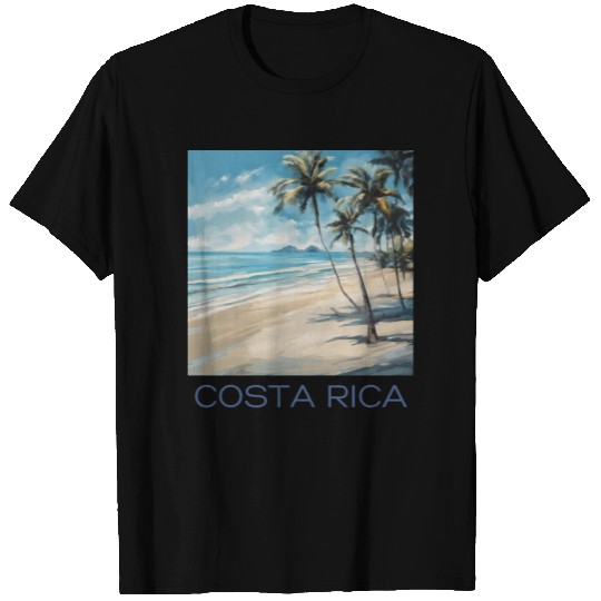 Costa Rica Palm Tree Beach T Shirts