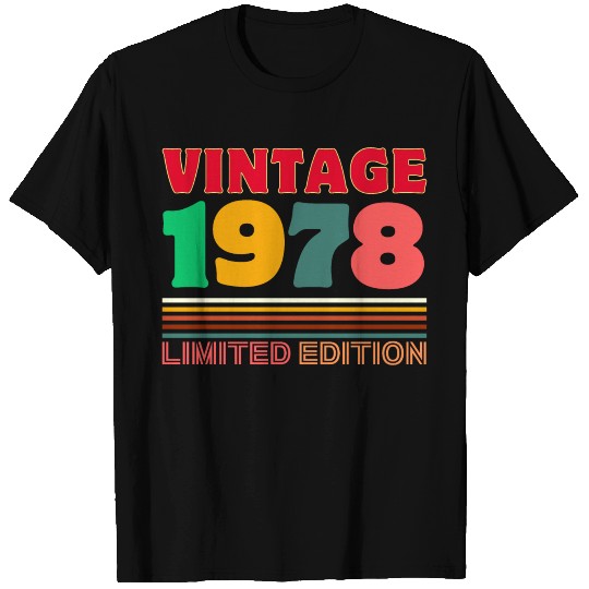 Vintage 1978 Limited Edition T Shirts