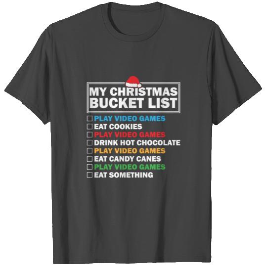 My Christmas bucket list funny, Xmas Design Gifts T Shirts