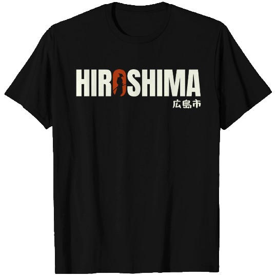Hiroshima Typography T Shirts - Urban Statement