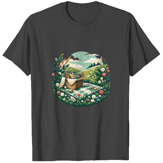 Picnic on the meadow T Shirts