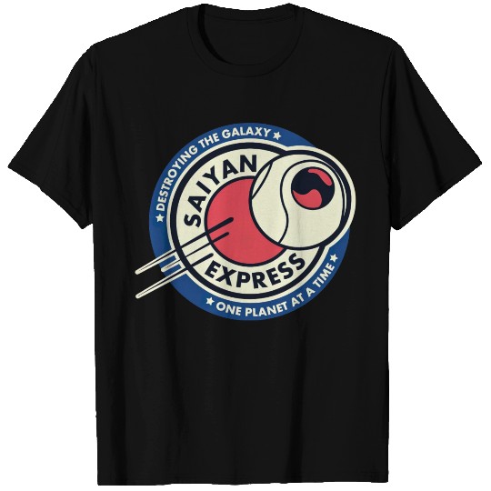 Saiyan Parody Logo Funny Destroy Galaxy Express T Shirts
