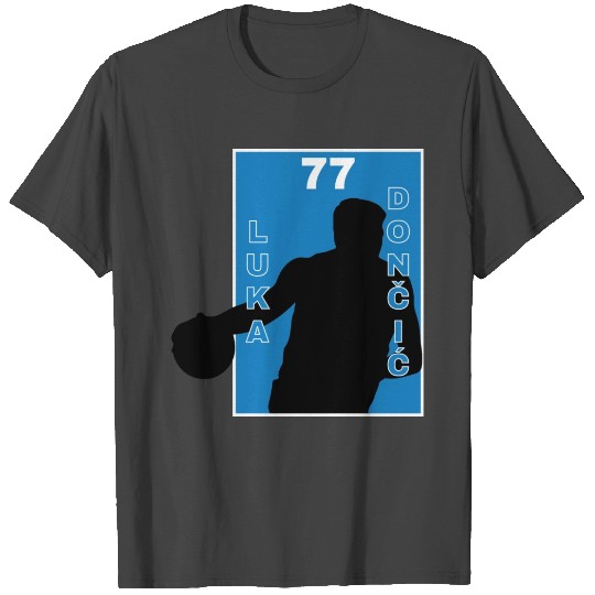 Luka Doncic Silhouette Design T Shirts