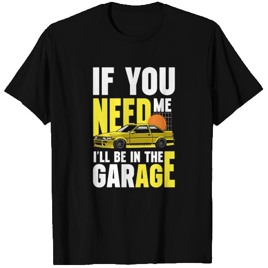 Car Mechanic Drifting High Gloss T Shirts