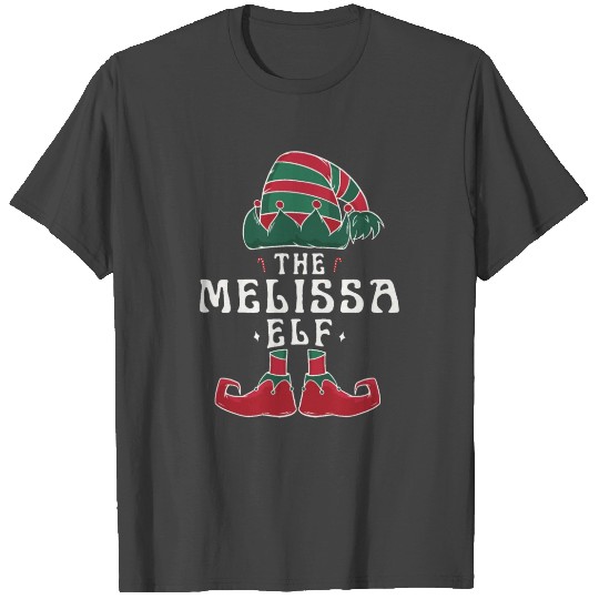 Melissa Elf Family Matching Group Christmas Mom T Shirts