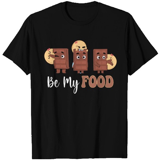 Be My Food Funny Groovy Couple Love Pancake Eating T Shirts