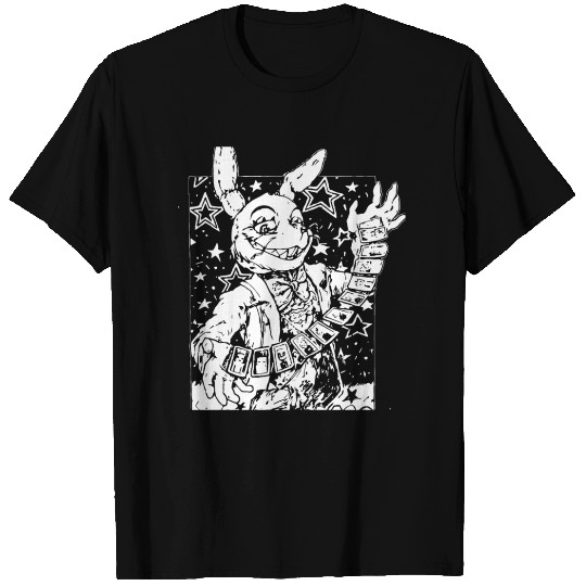 Fnaf Security Breach Vanny Joker Black And White T Shirts