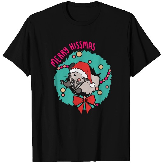 Merry Hissmas Possum T Shirts