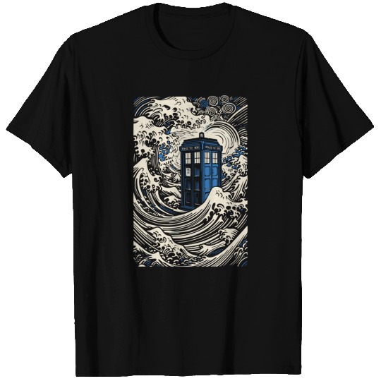 Kanagawa Tardis T Shirts