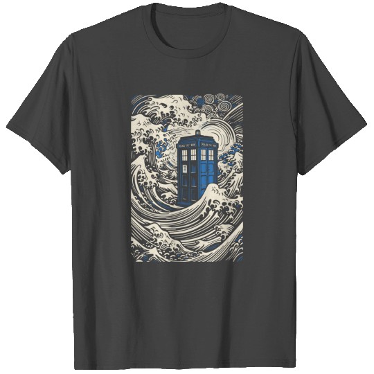 Kanagawa Tardis T Shirts