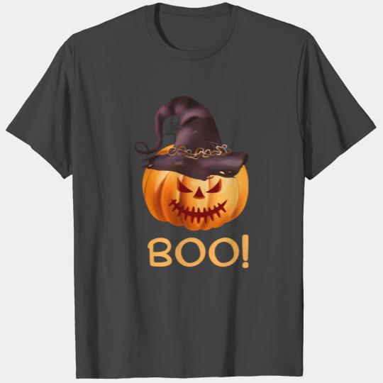 Orange Black Halloween Pumpkin T Shirts