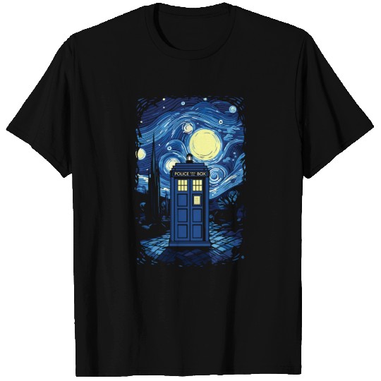 Starry Starry Tardis T Shirts
