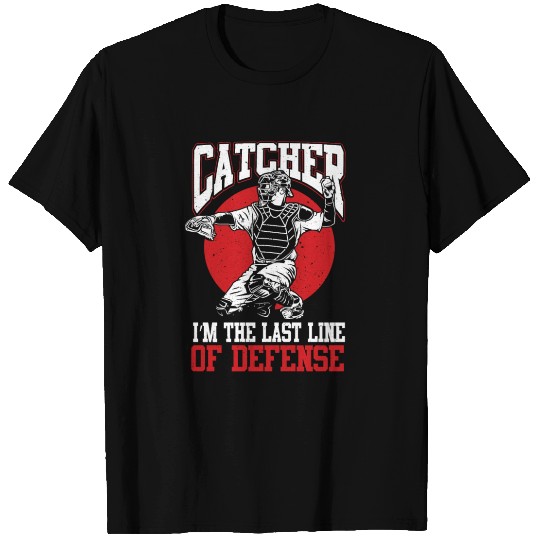Backstop Funny Baseball Catcher T Shirts