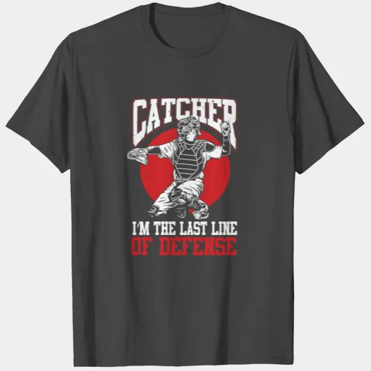 Backstop Funny Baseball Catcher T Shirts