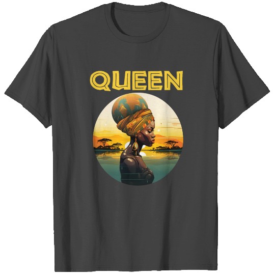 Afrocentric Queen Gift T Shirts.