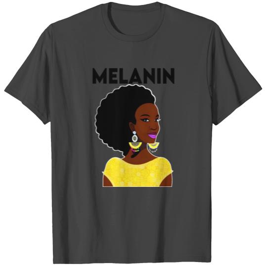 Melanin Beauty. T Shirts