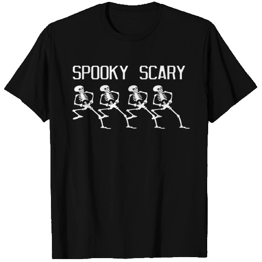 Spooky Scary Skeletons Halloween T Shirts