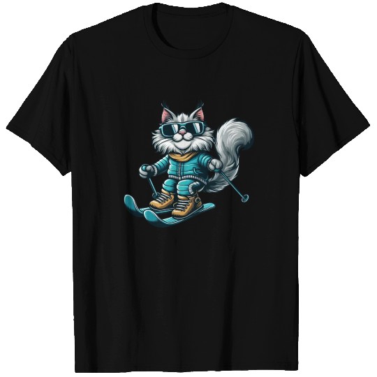 Maine Cat Skiing - Winter Wonderland T Shirts