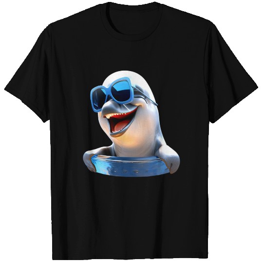 Dolphin Sunglasses I Love Cute Oceanic Dolphins T Shirts