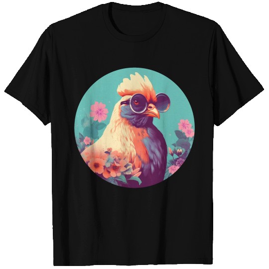 Retro Style 80s 90s Vintage Chicken Lovers T Shirts