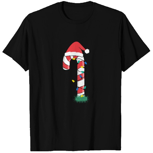 Christmas Candy Cane Santa Xmas Kids Toddler Youth T Shirts