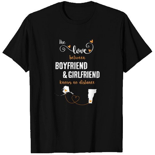 Love Between BF And GF Alaska To Vermont Gift T Shirts