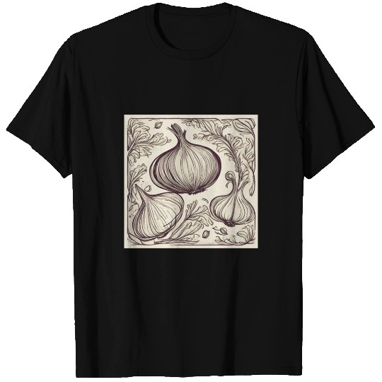 Garlic & Green Herbs T Shirts