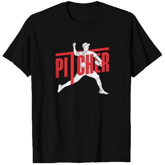Funny Baseball Gift Pitcher T Shirts