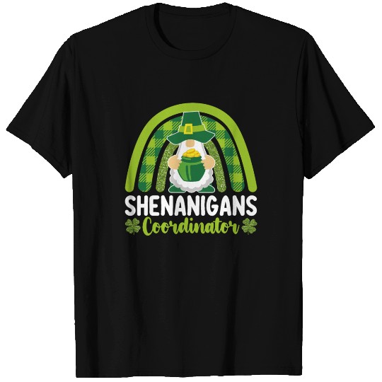Shenanigans Coordinator Gnomes St Patrick's Day T Shirts