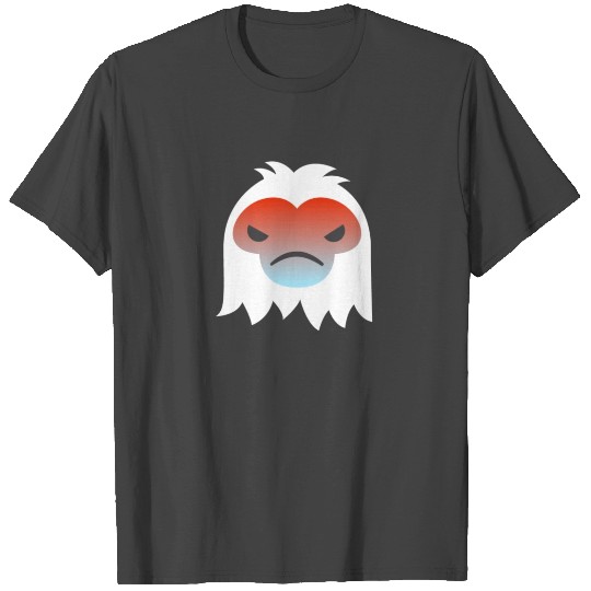 Angry Abominable Snowman Emoticonangry yeti sticke T Shirts