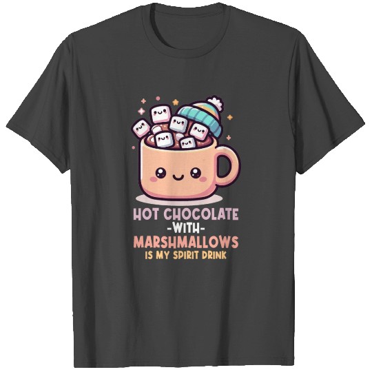 Warm and Cozy Hot Chocolate Lover's Dream Design T Shirts