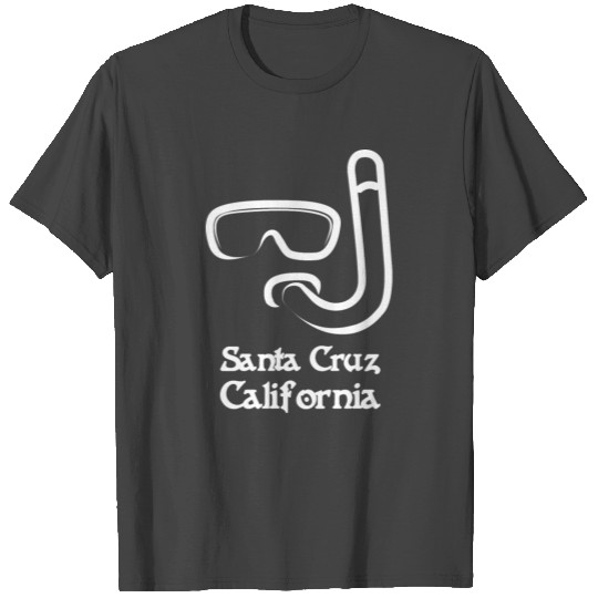 Santa Cruz California Snorkel Souvenirs Gifts T Shirts