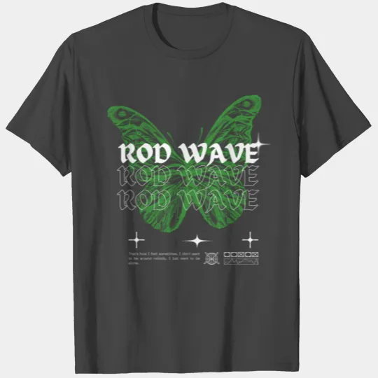 Rod Wave Butterfly T Shirts