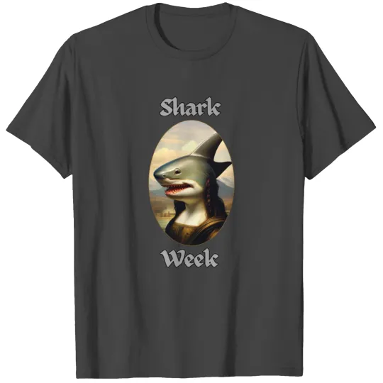 Shark mona lisa T Shirts